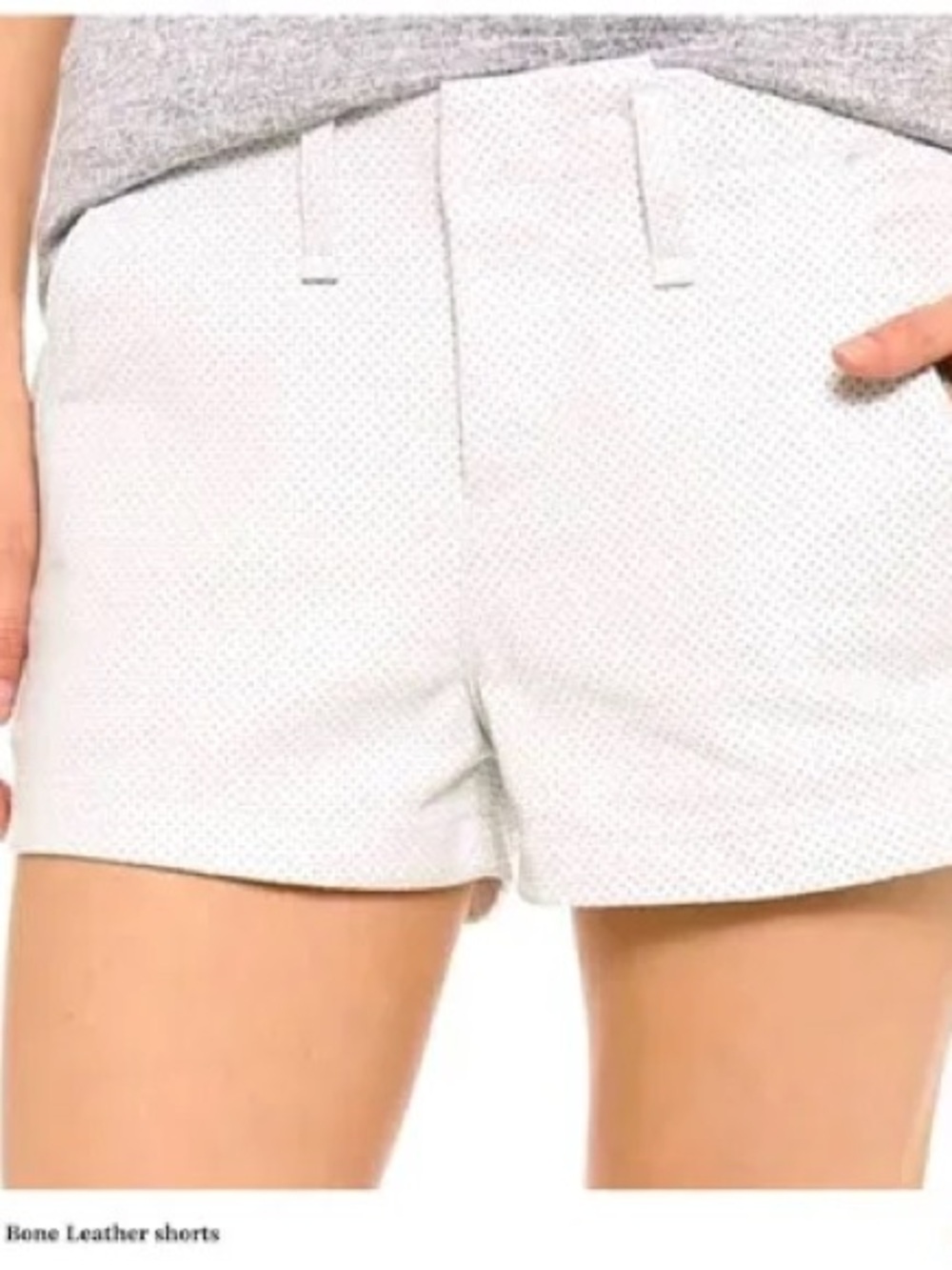 Rag & Bone 100% Leather shorts